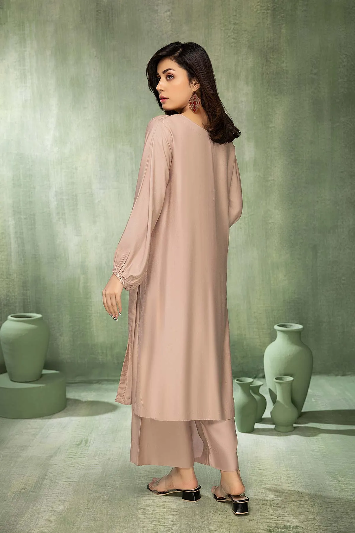 2-Pc Silk Shirt With Silk Qlot Trouser CPG22-09-S