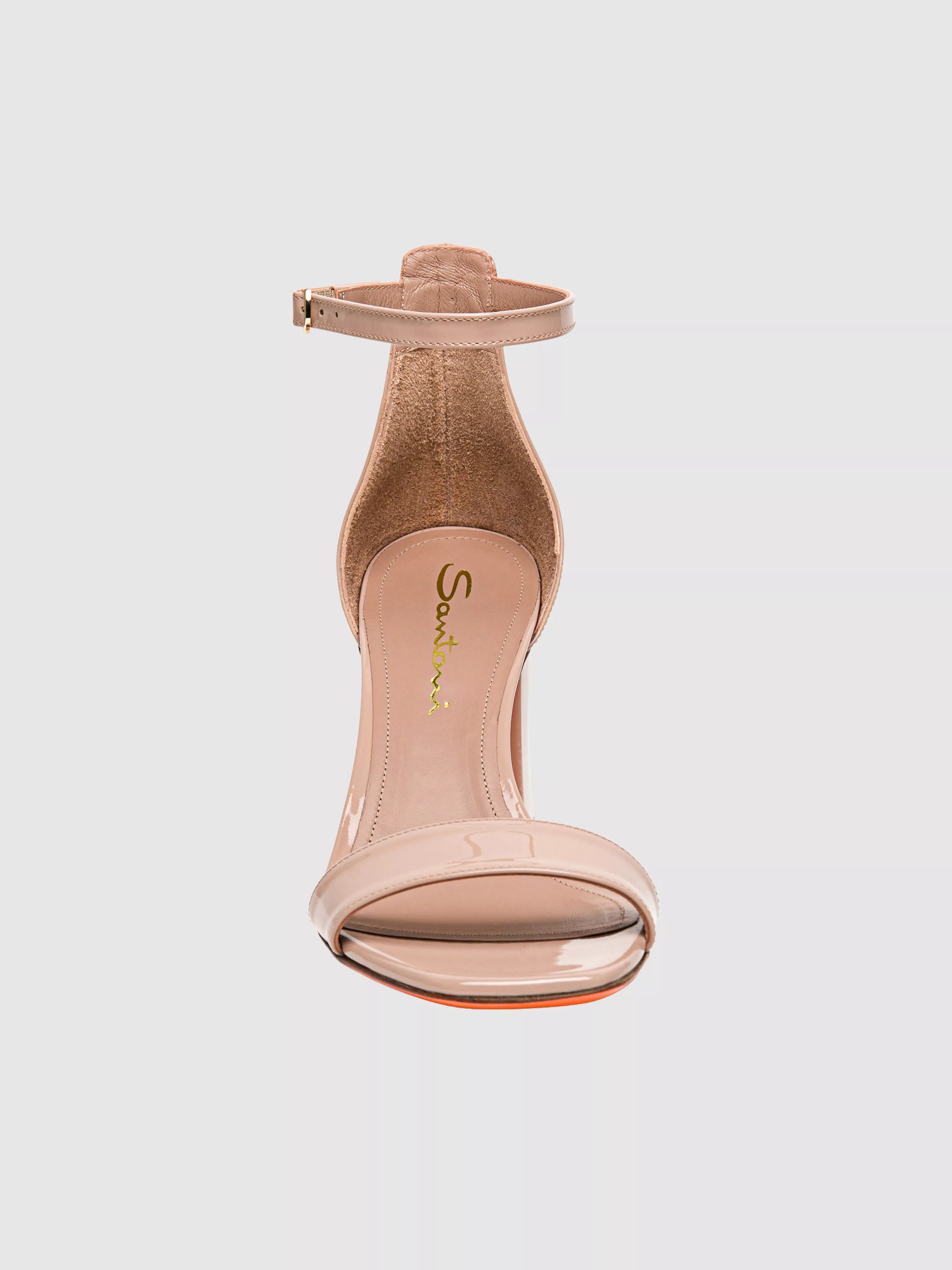 75mm Ankle Strap Patent Pump