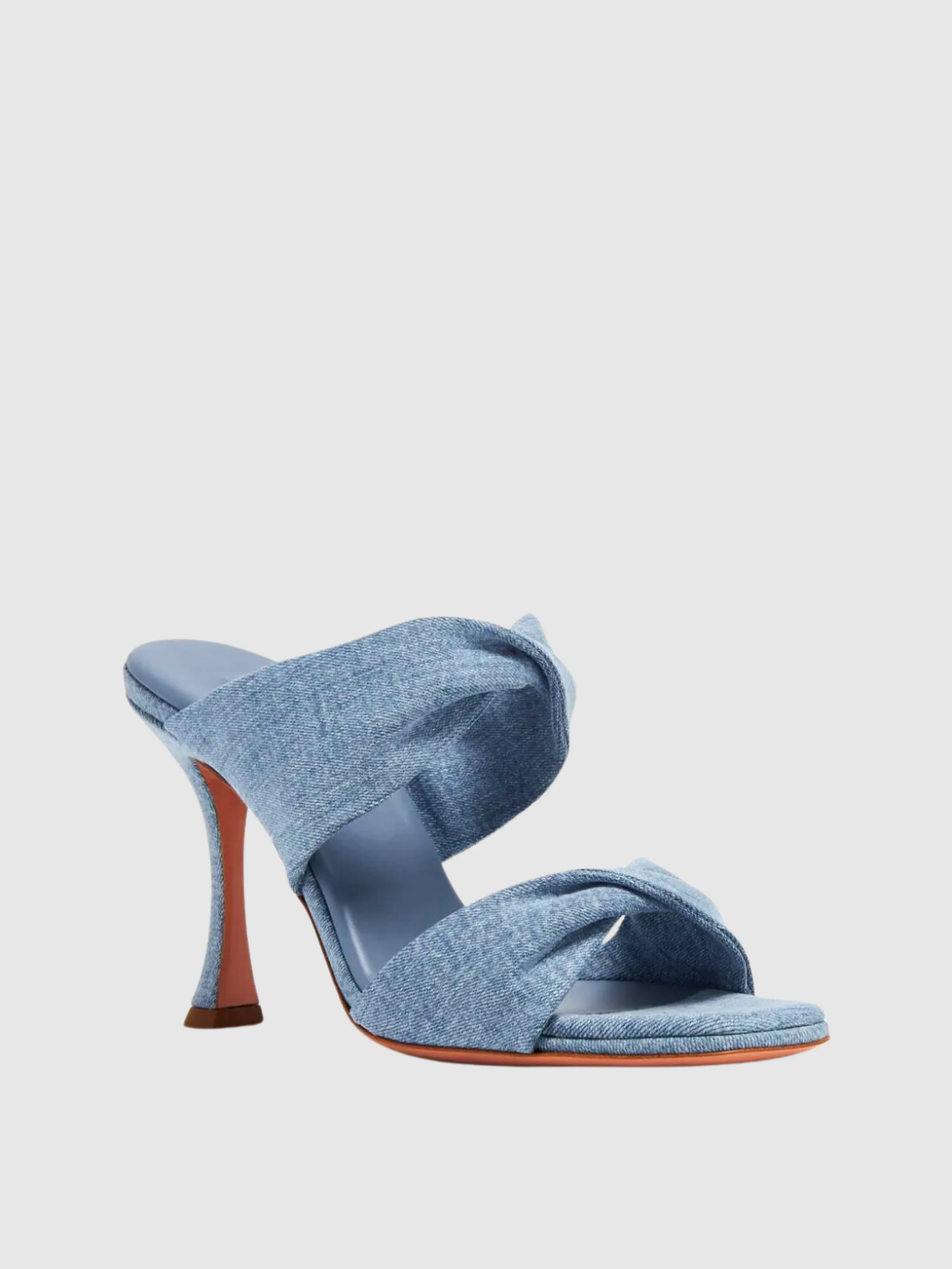 95mm Denim Twist Sandal