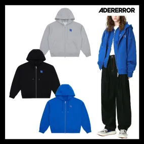 ADERERROR  |Unisex Street Style Long Sleeves Logo Hoodies