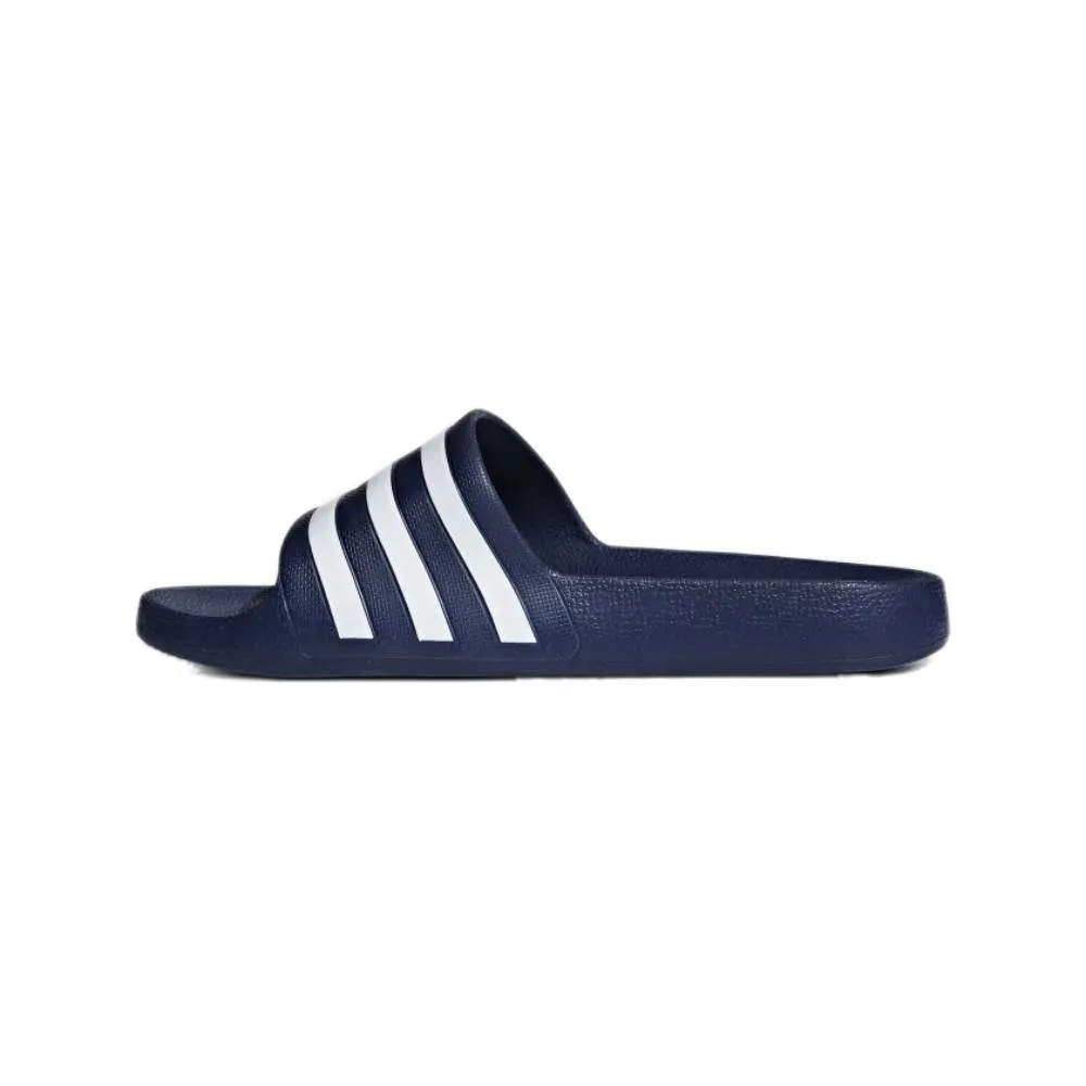 Adidas Men's Adilette Aqua Slide (Dark Blue/Cloud White/Dark Blue)