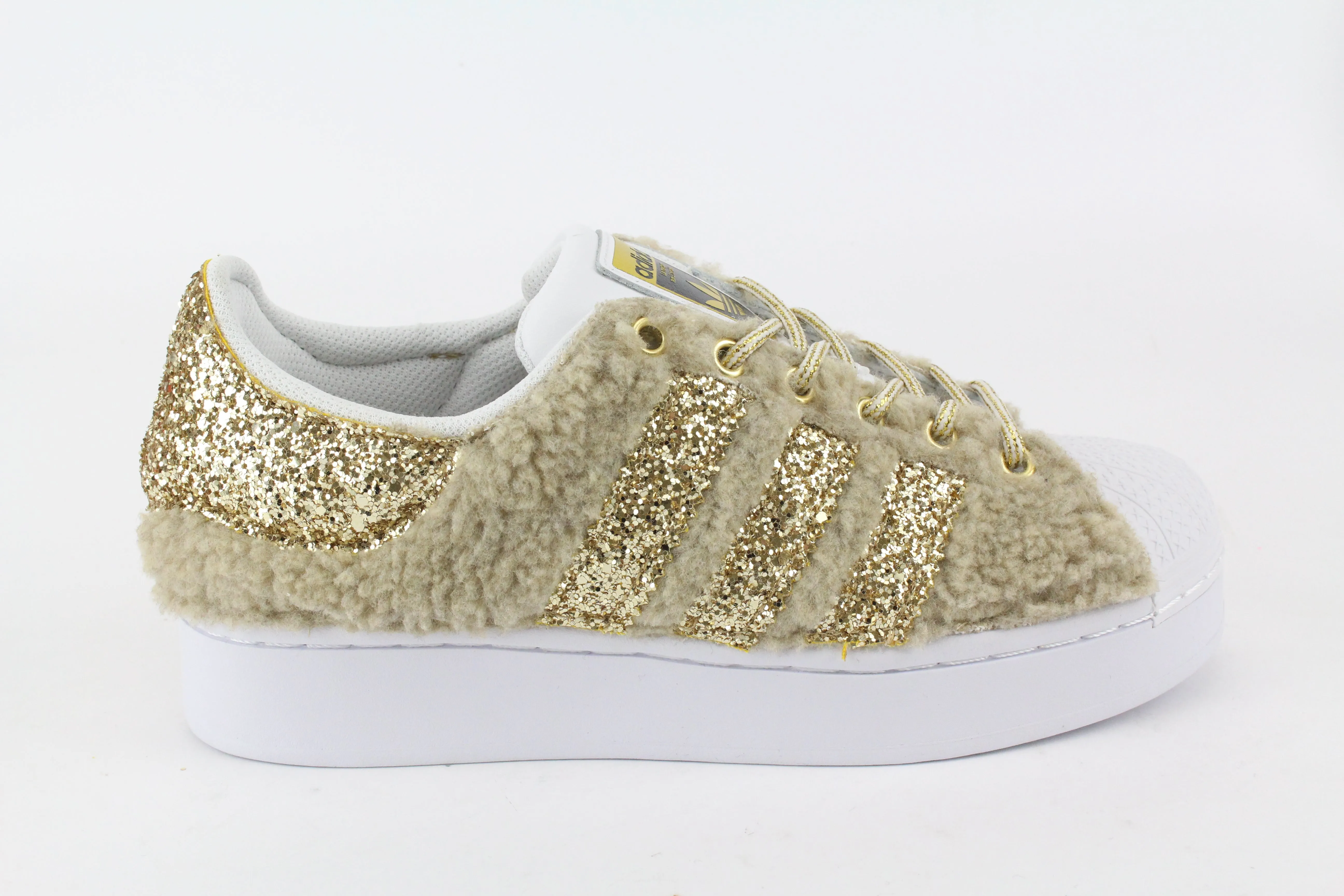 Adidas Superstar Bold Lamb & Glitter Oro