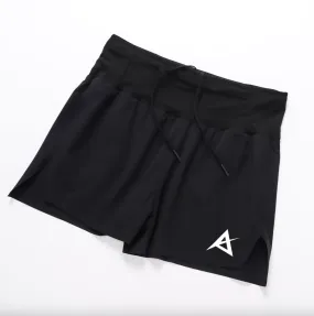 Akiv 2 in 1 Multi Pocket Running Shorts (Unisex) - 2 in 1 Tights Style