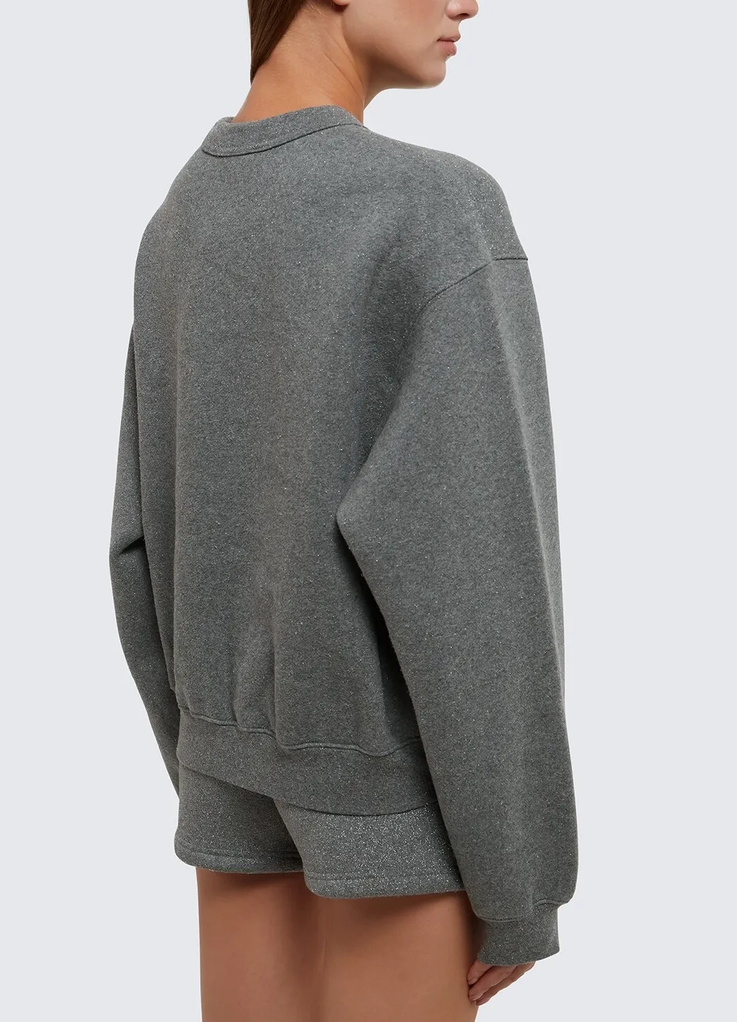 Alexander Wang  |Crew Neck Cotton Logo Hoodies & Sweatshirts