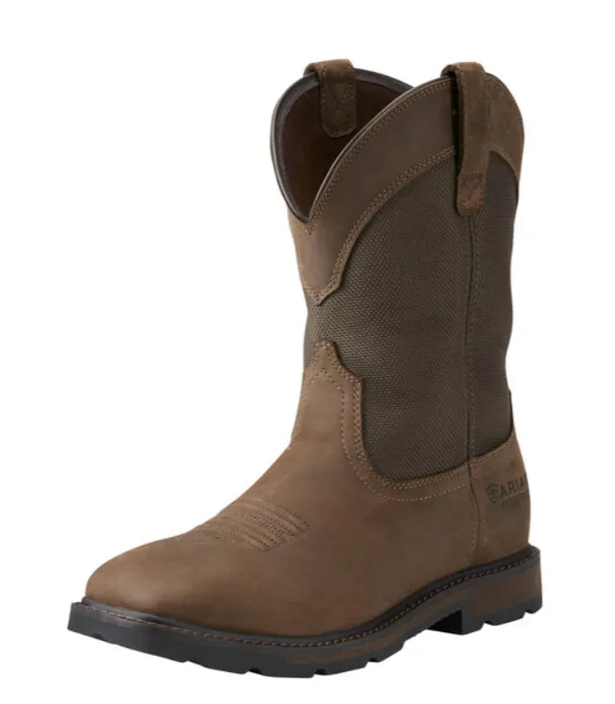 Ariat Groundbreaker Wide Square Toe Waterproof Work Boot