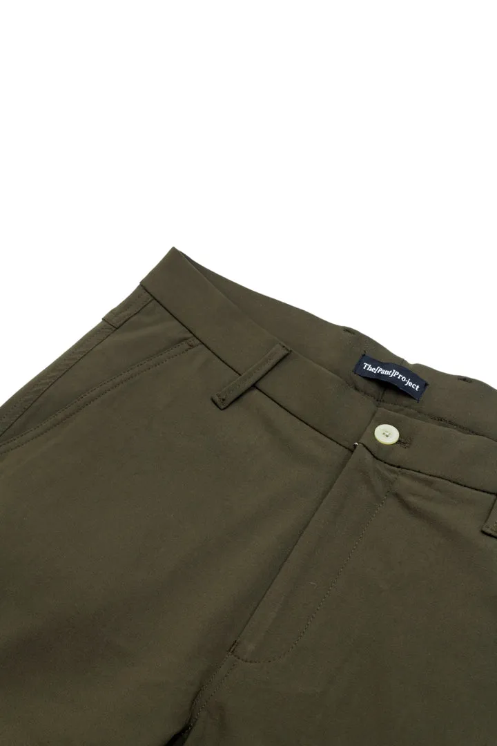 Army Olive Stretch Cargo Pants