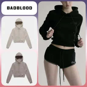 BADBLOOD  |Unisex Long Sleeves Logo Hoodies & Sweatshirts