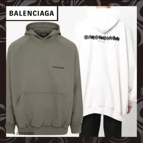 BALENCIAGA  |Unisex Long Sleeves Cotton Logo Luxury