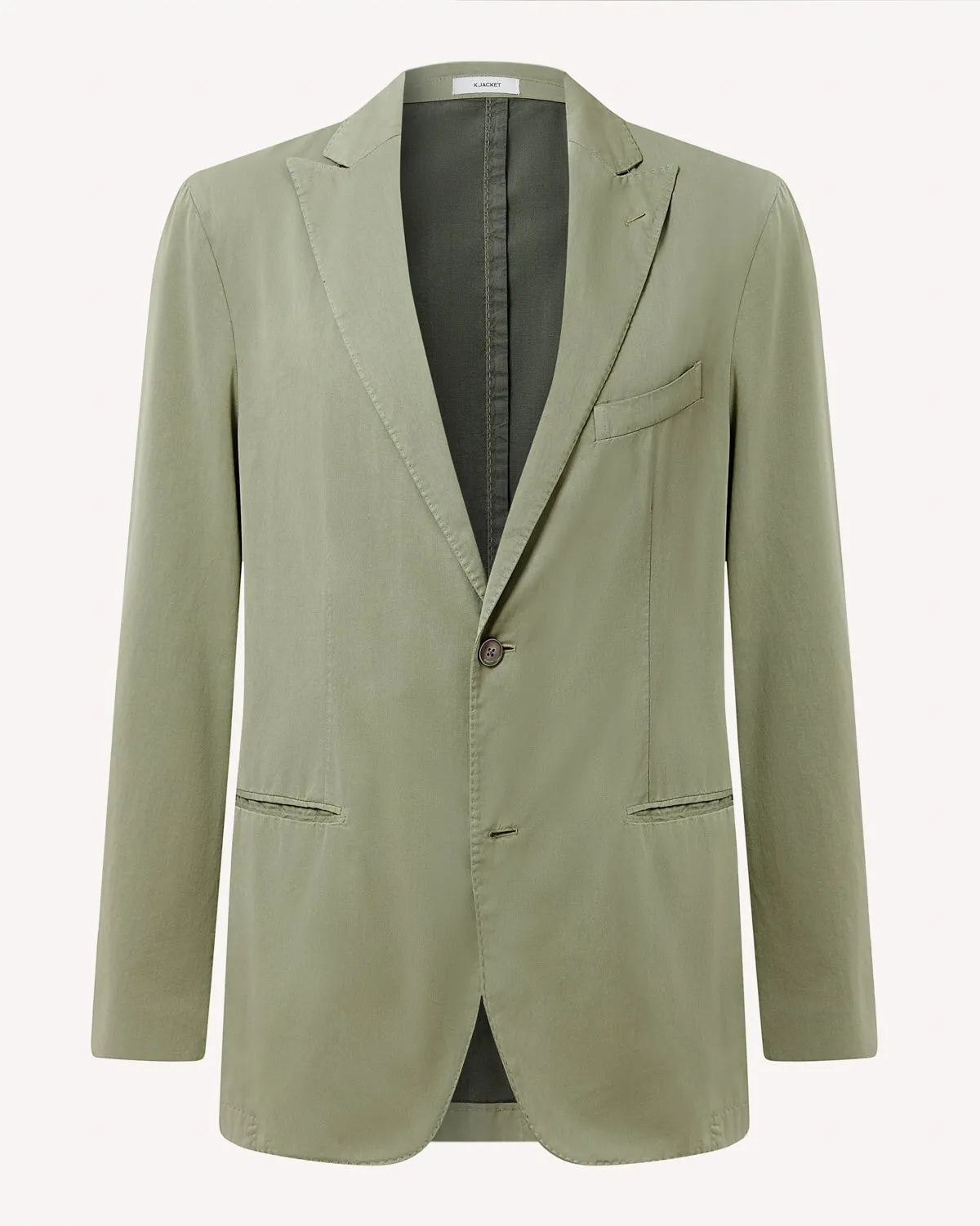 Boglioli SB2 Cotton Silk K-Jacket Suit - Olive