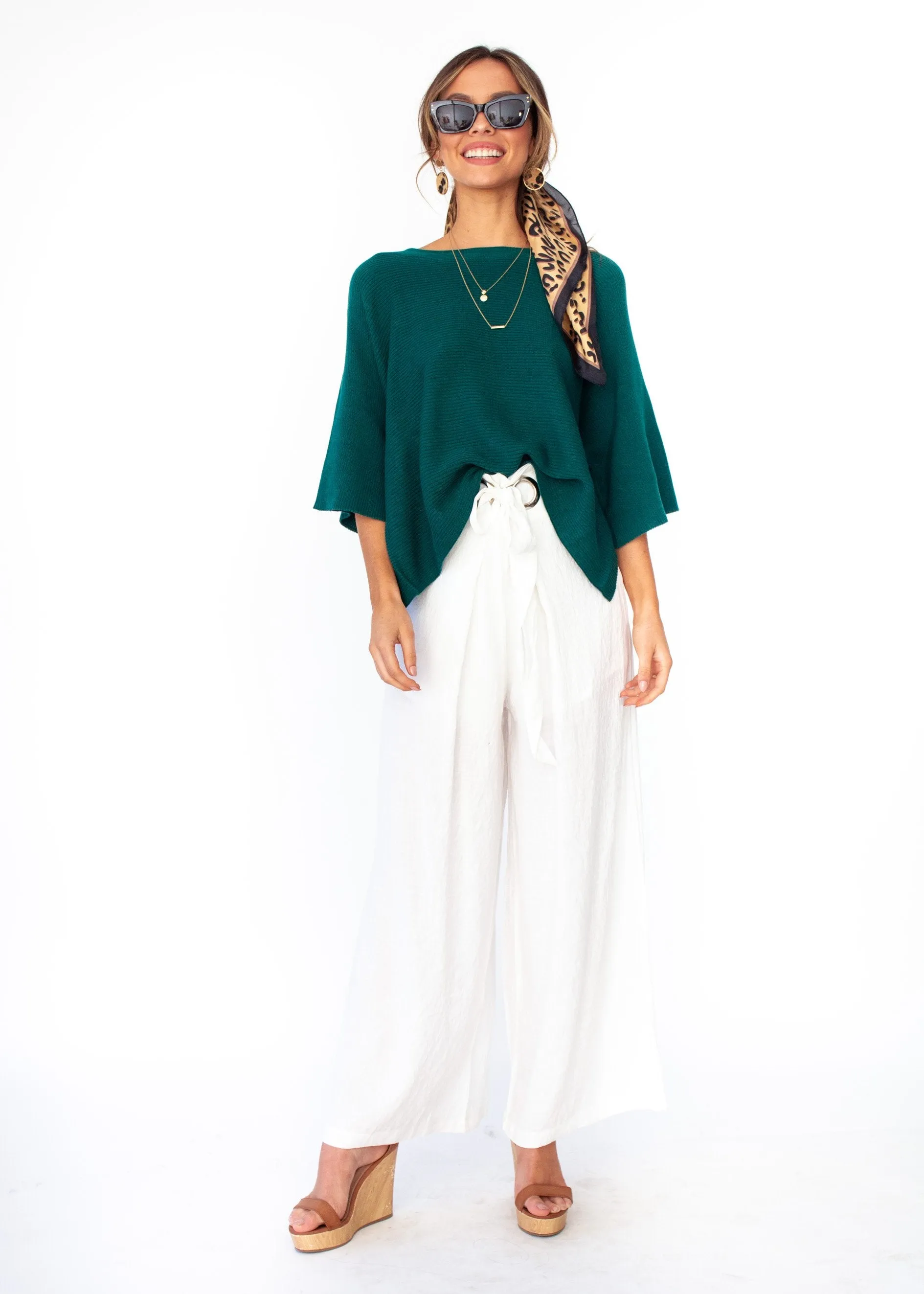 Born Free Sweater - Emerald