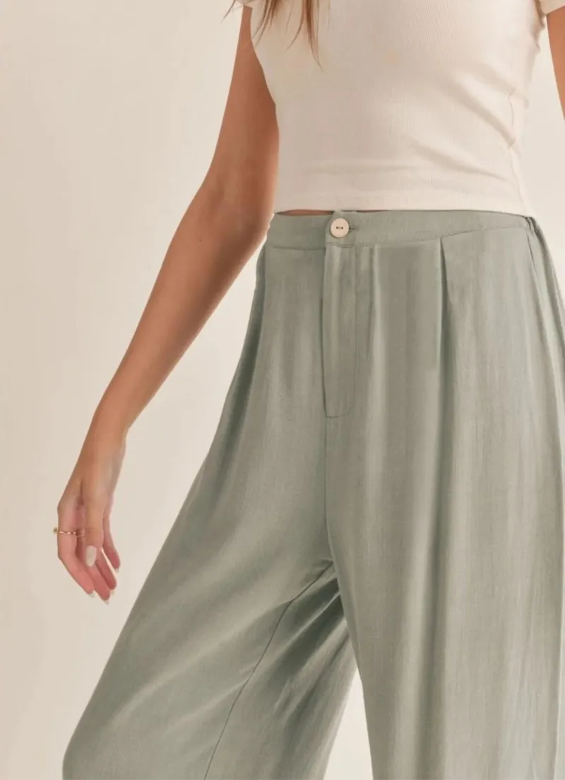 Botanical Linen Pants