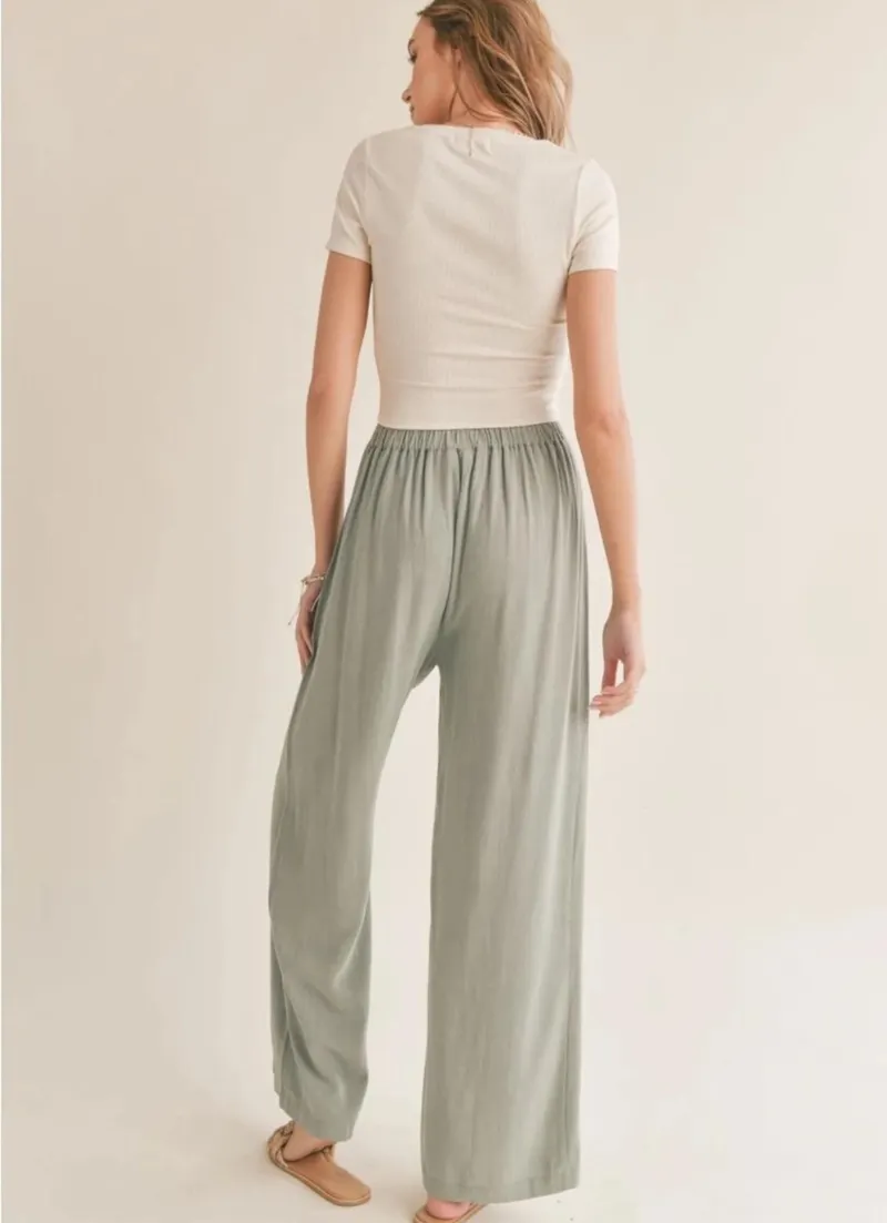 Botanical Linen Pants