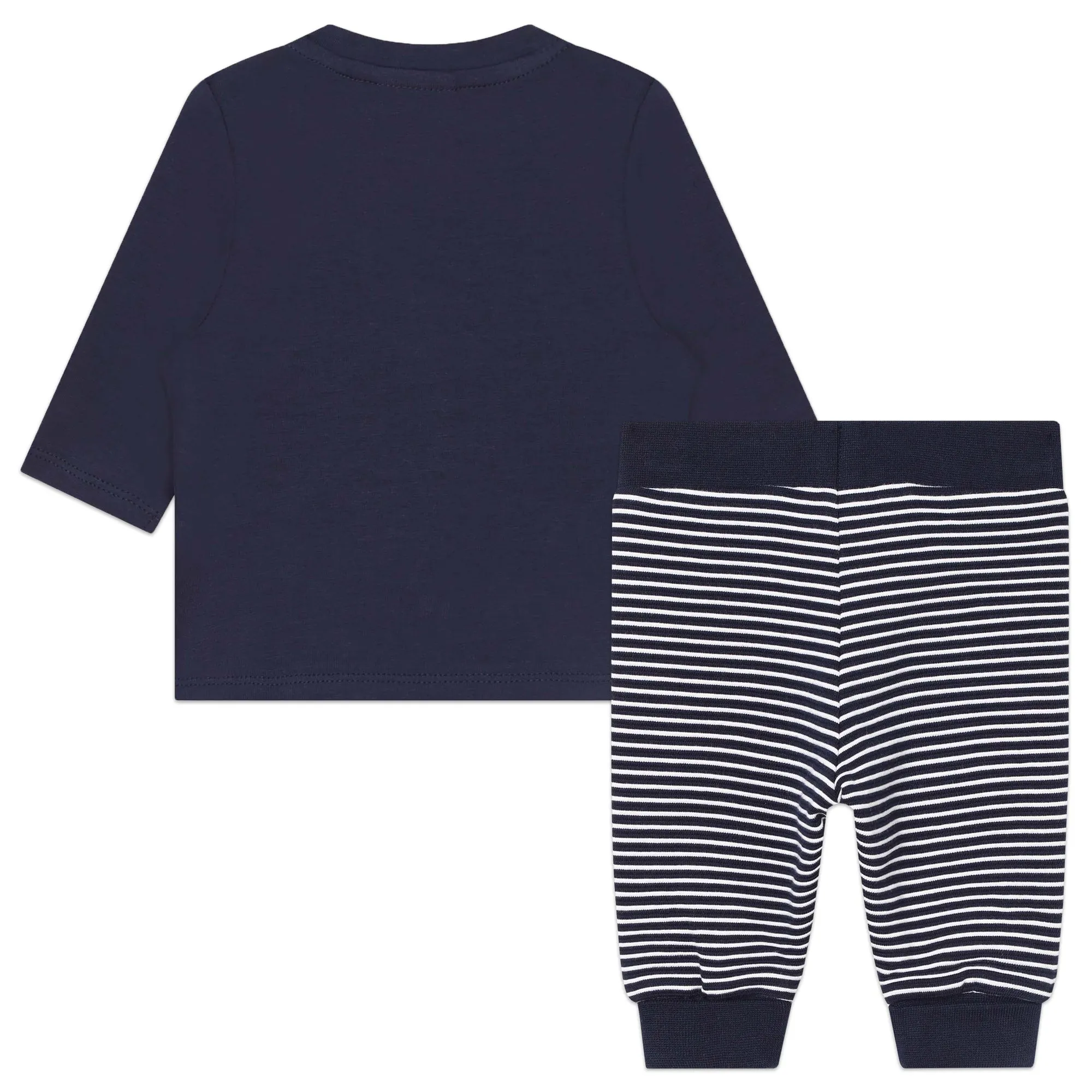 BOYS T-SHIRT + PANTS NAVY SET