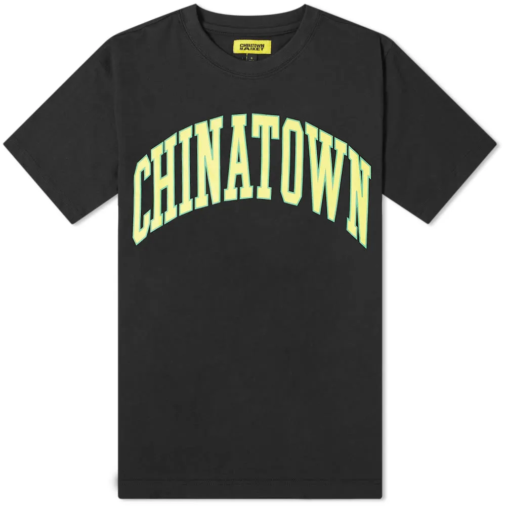 Chinatown Market Arc Logo T-ShirtBlack & Yellow