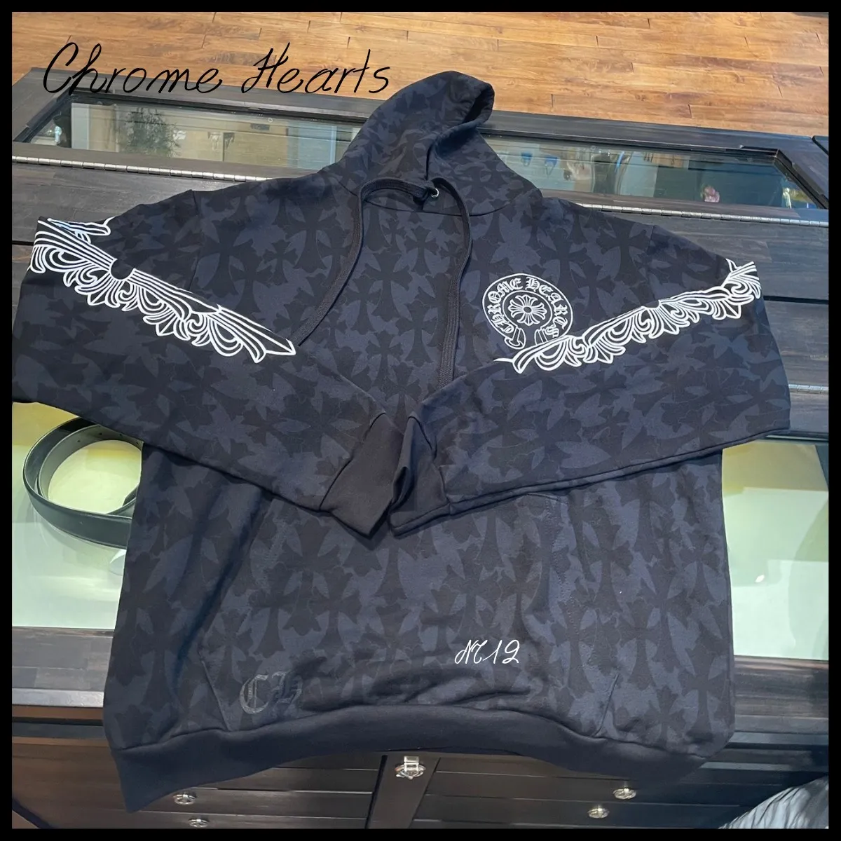 CHROME HEARTS  |Unisex Street Style Hoodies