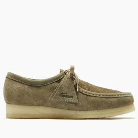 Clarks Wallabee Pale Khaki Suede