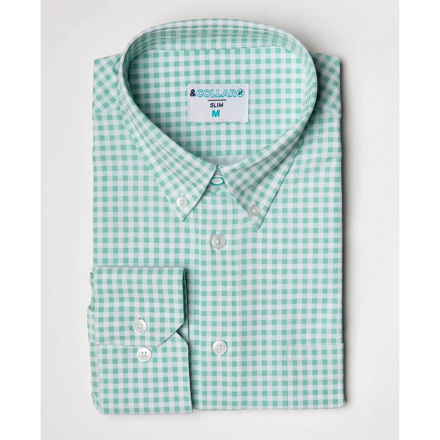 &Collar Patterned Dress Shirts