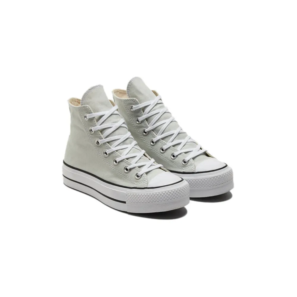 Converse A08287C Womens Ctas Hi Platform Shoes Light Grey