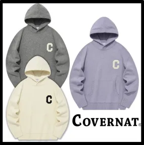 COVERNAT  |Unisex Street Style Logo Hoodies