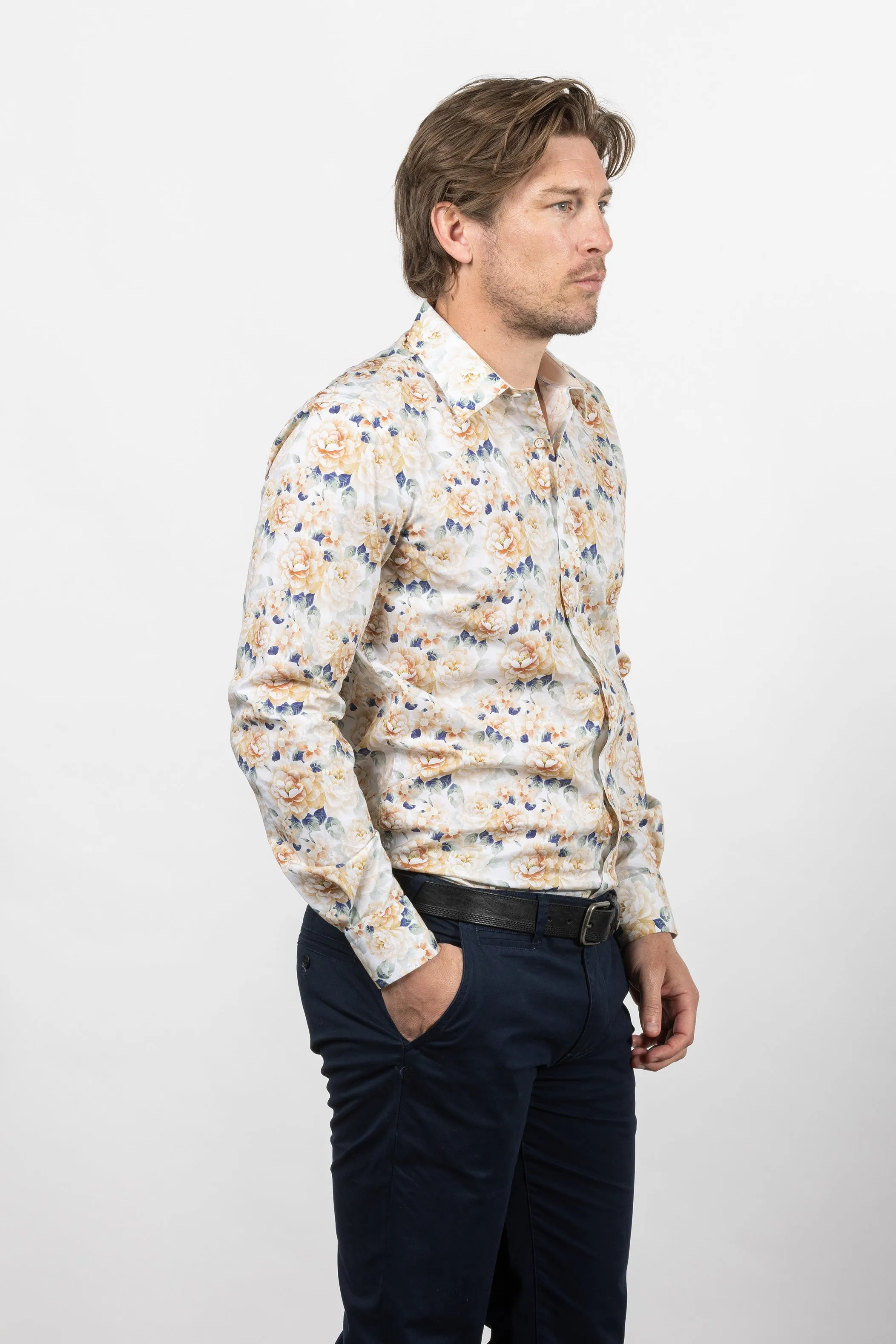 Cutler & Cutler - Blake Shirt - Pear Tree