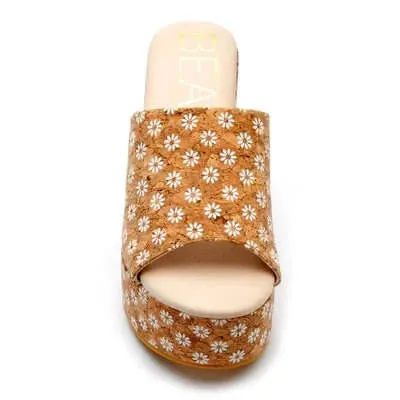 Daisy Cork Platform Heel