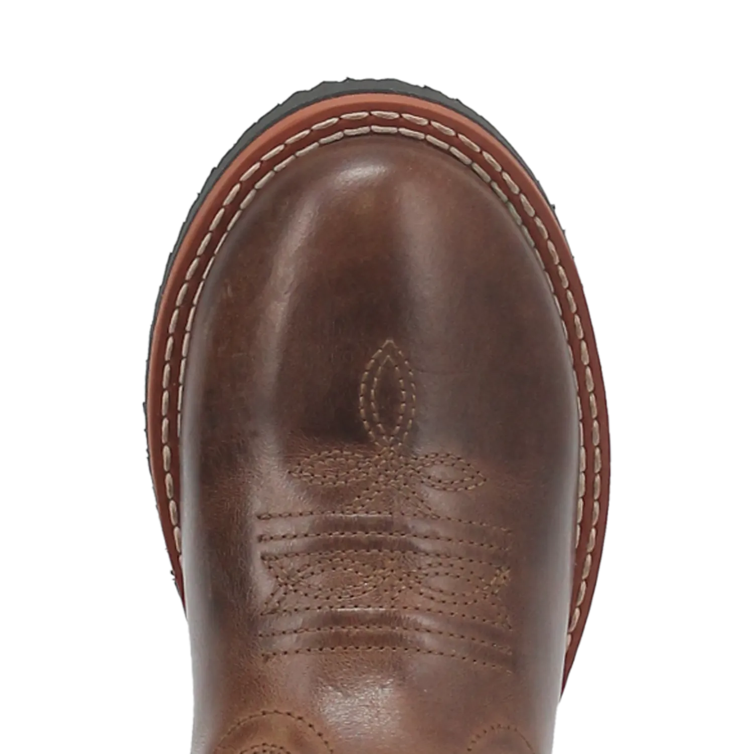 Dan Post Boys 8 Brown Lil' Dawson Square Toe Western Boot