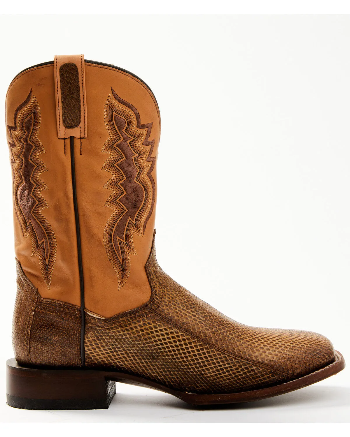 Dan Post Men's Exotic Water Snake Western Boot - Broad Square Toe