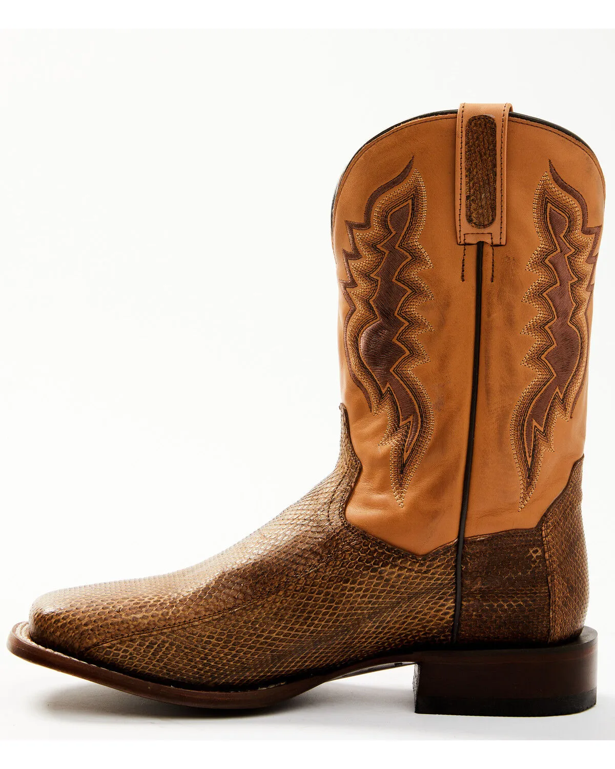 Dan Post Men's Exotic Water Snake Western Boot - Broad Square Toe