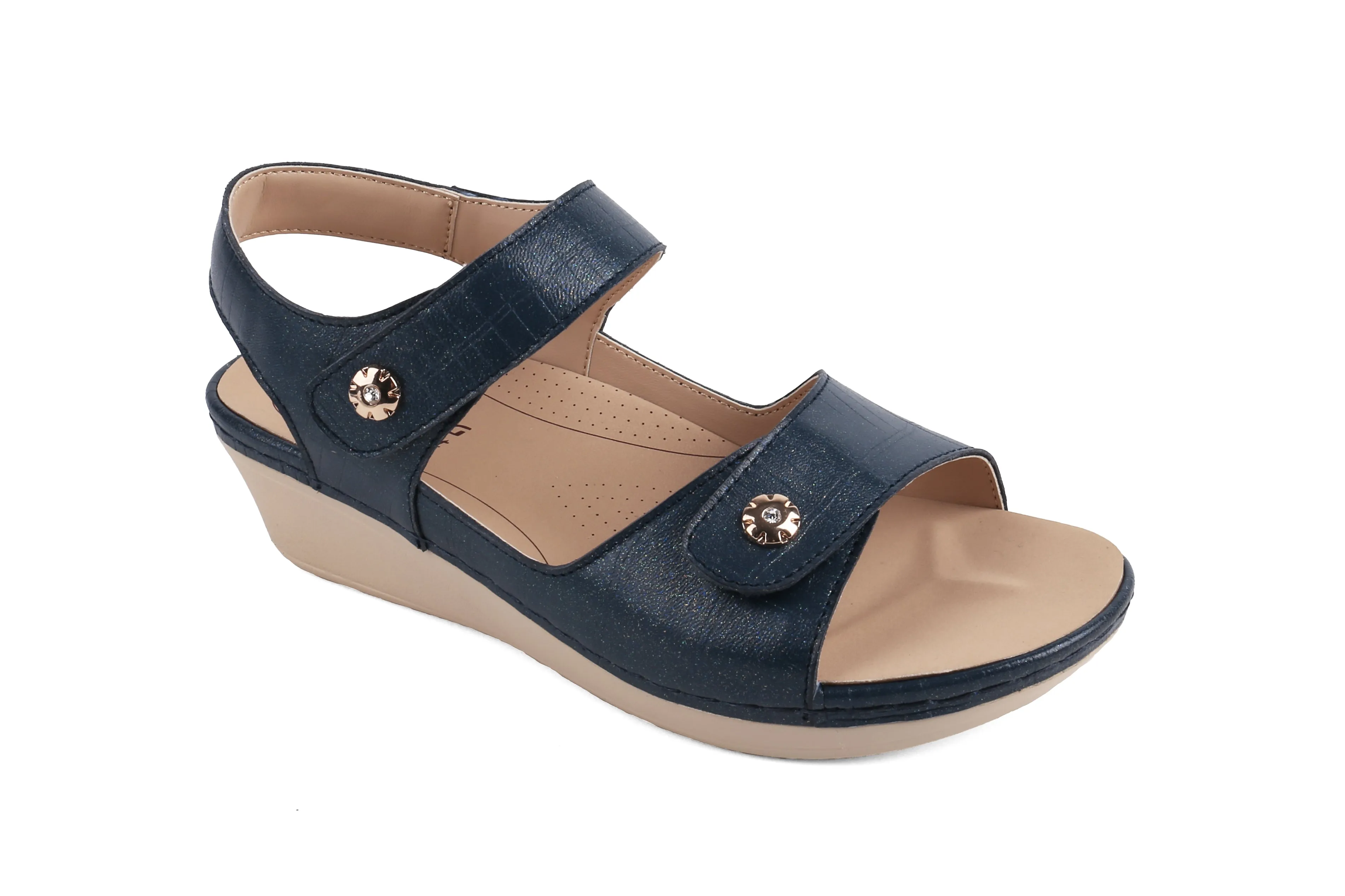 DR.KONG WOMEN REMOVABLE INSOLE SANDALS DK-S8000426E3-BLU(RP : $189)