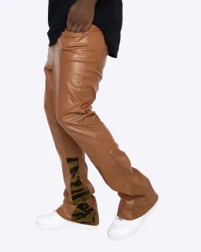 EPTM RAMBO FLARE PANTS-BROWN