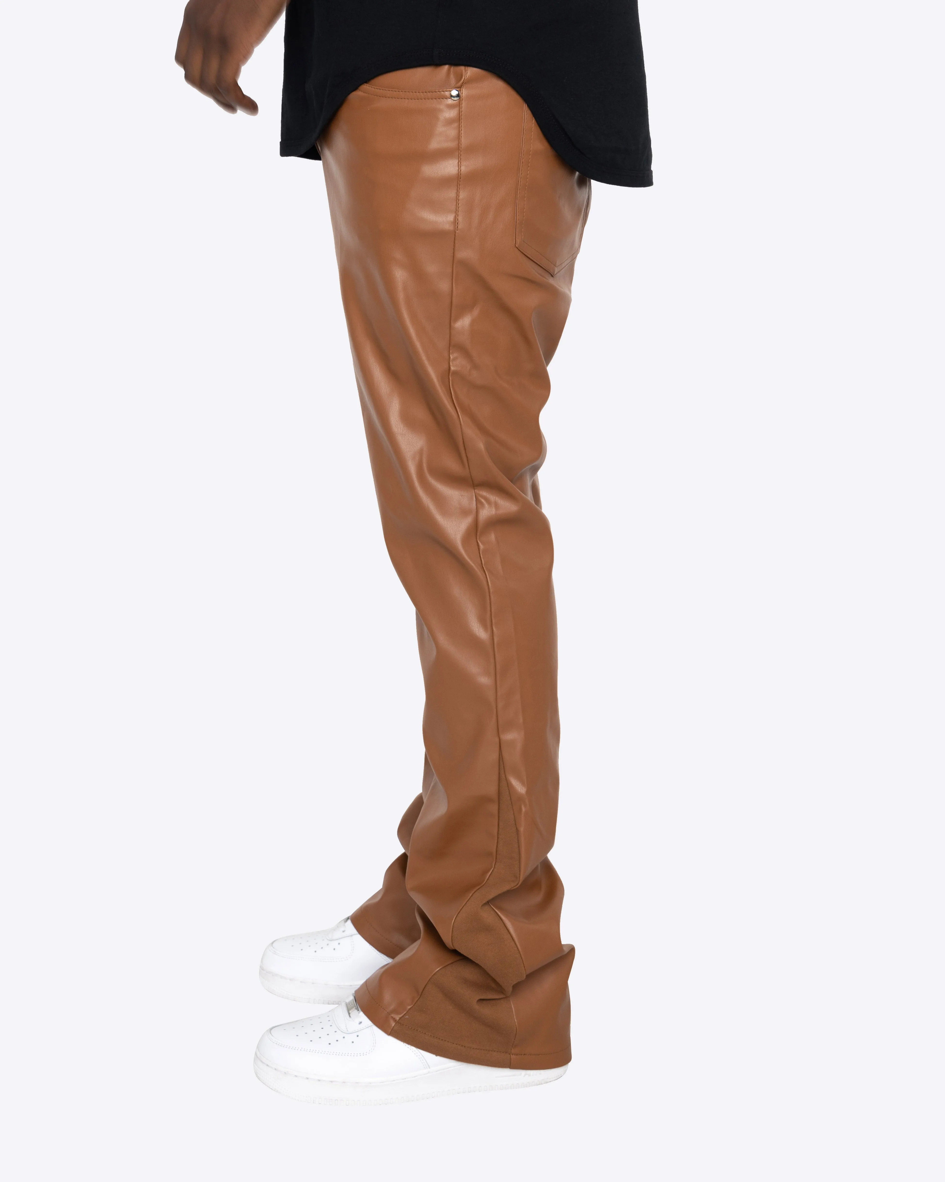 EPTM RAMBO FLARE PANTS-BROWN