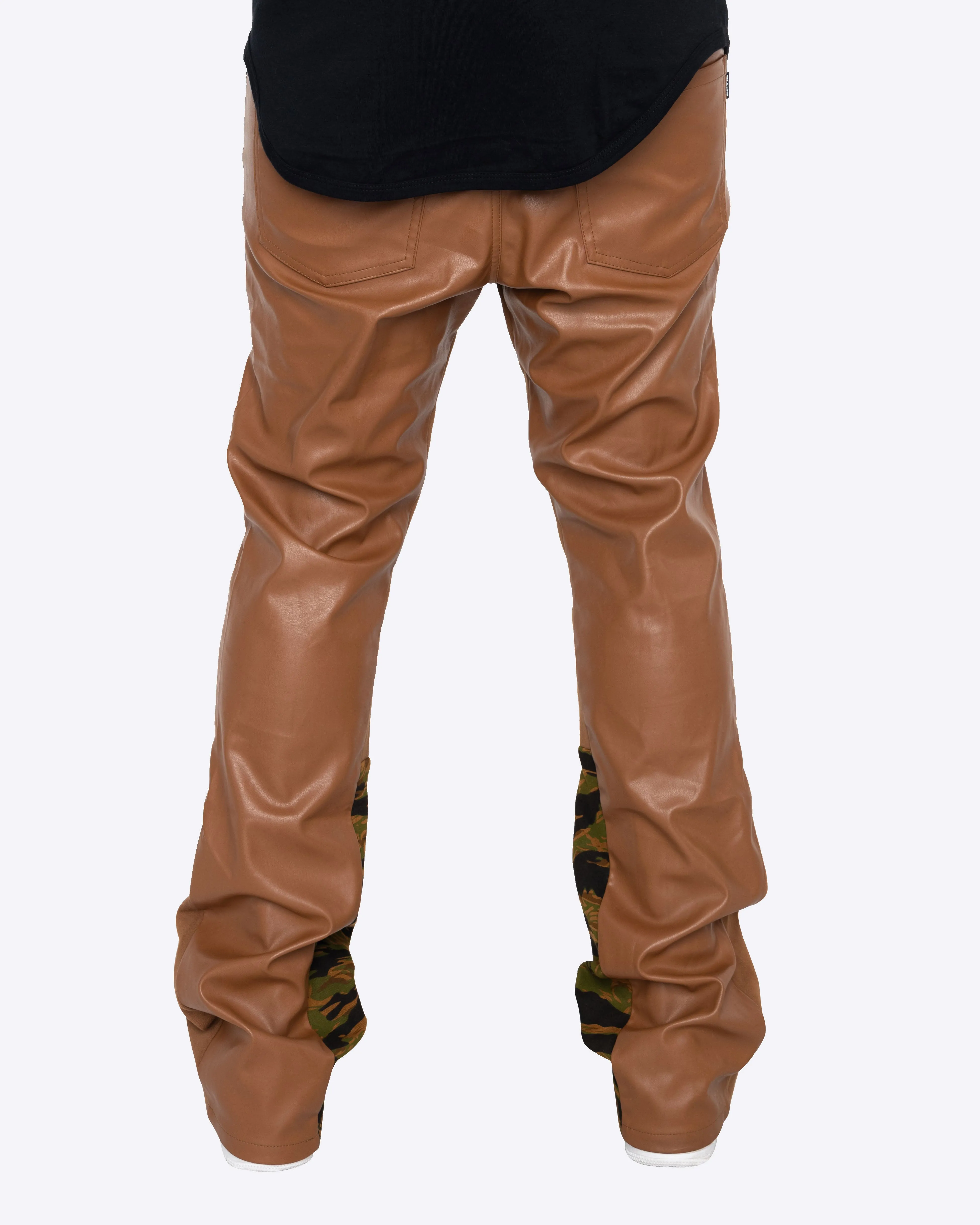 EPTM RAMBO FLARE PANTS-BROWN