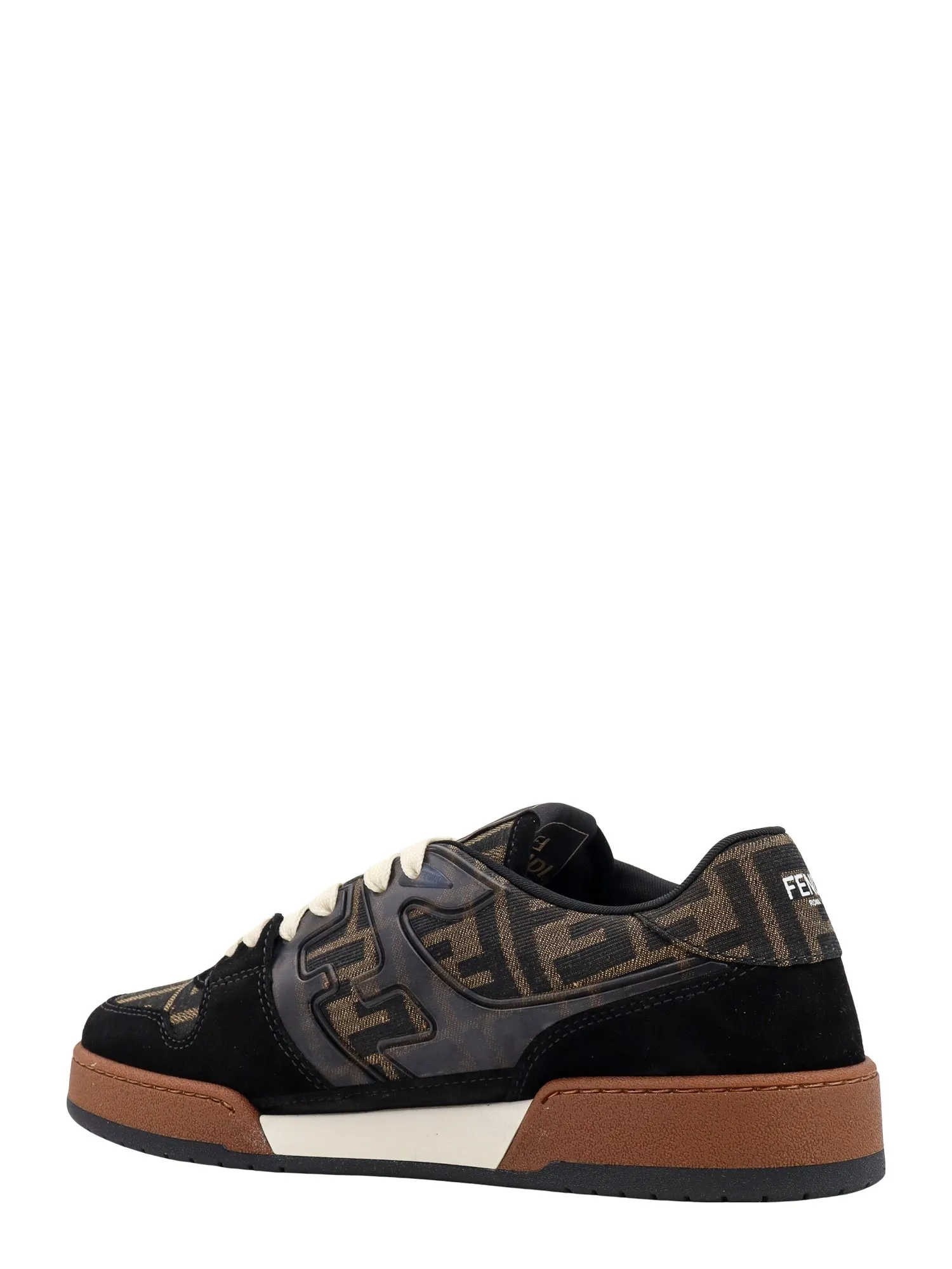 FF fabric and suede sneakers