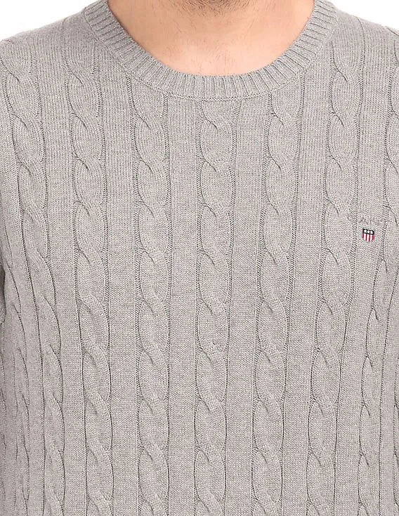 Gant Cable Knit Cotton Sweater