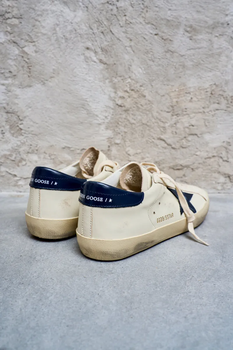 GOLDEN GOOSE Sneakers uomo Super-Star stella navy