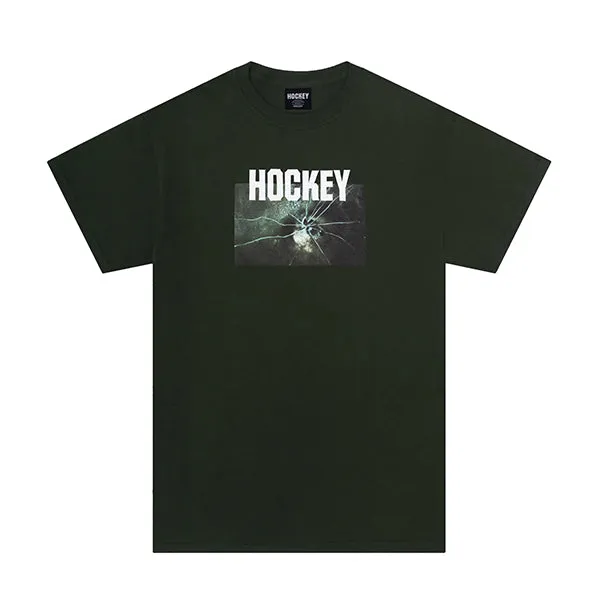 Hockey Thin Ice Tee Dark Green