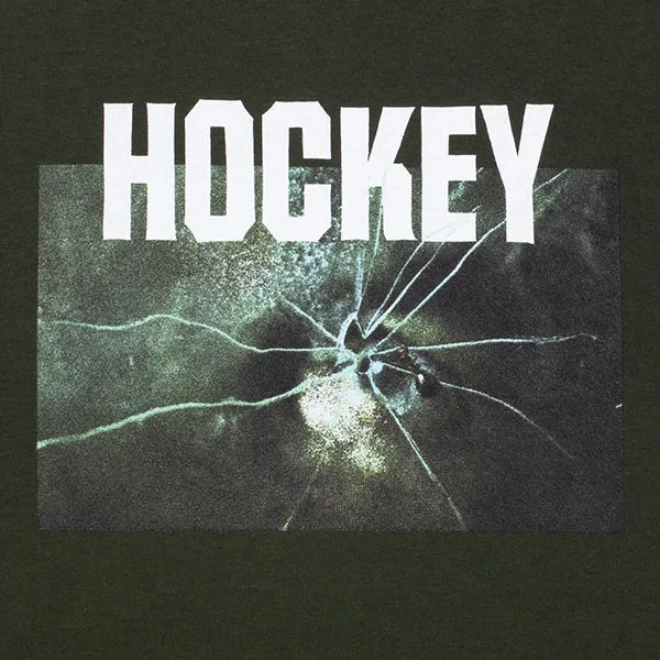 Hockey Thin Ice Tee Dark Green