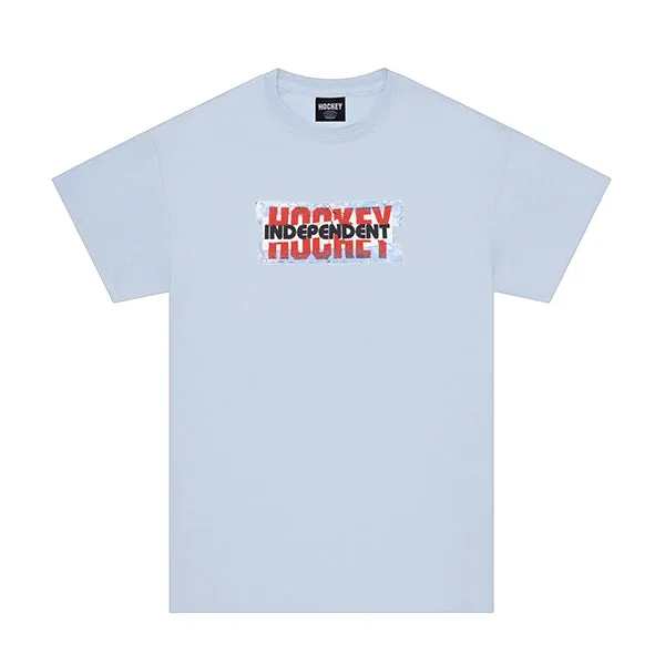 Hockey X Indy Decal Tee Light Blue