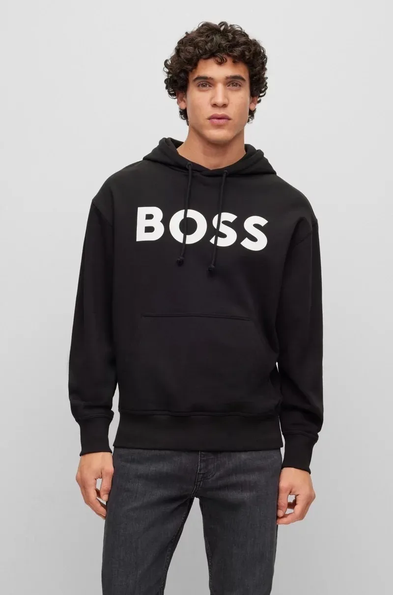 Hugo Boss  |Unisex Street Style Logo Hoodies