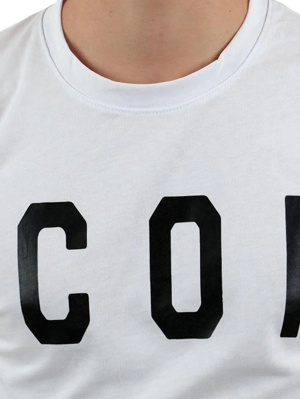 ICON T-shirt Uomo Iu8005t Bianco