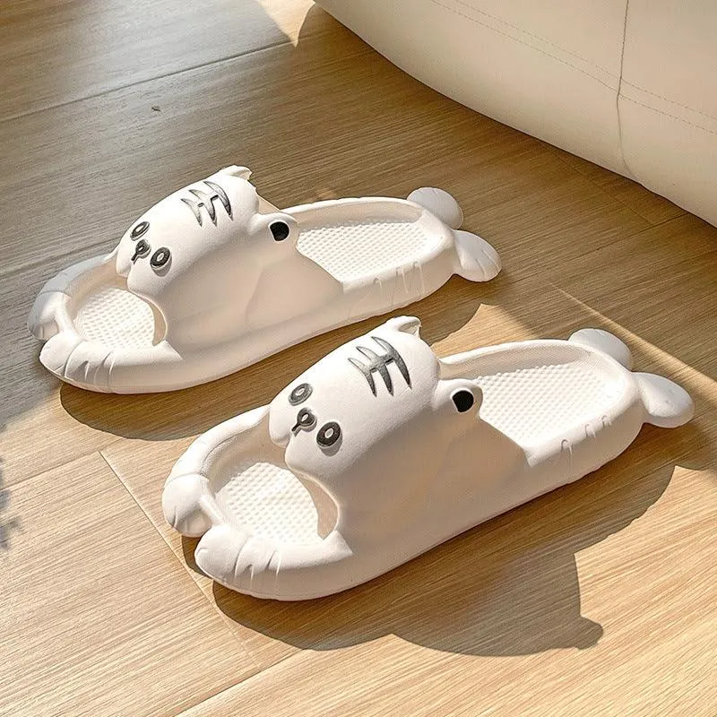 Internet Celebrity Cheering Duck Inspired Trendy Comfortable Slip-on Sandals Cute Animal Design Slides