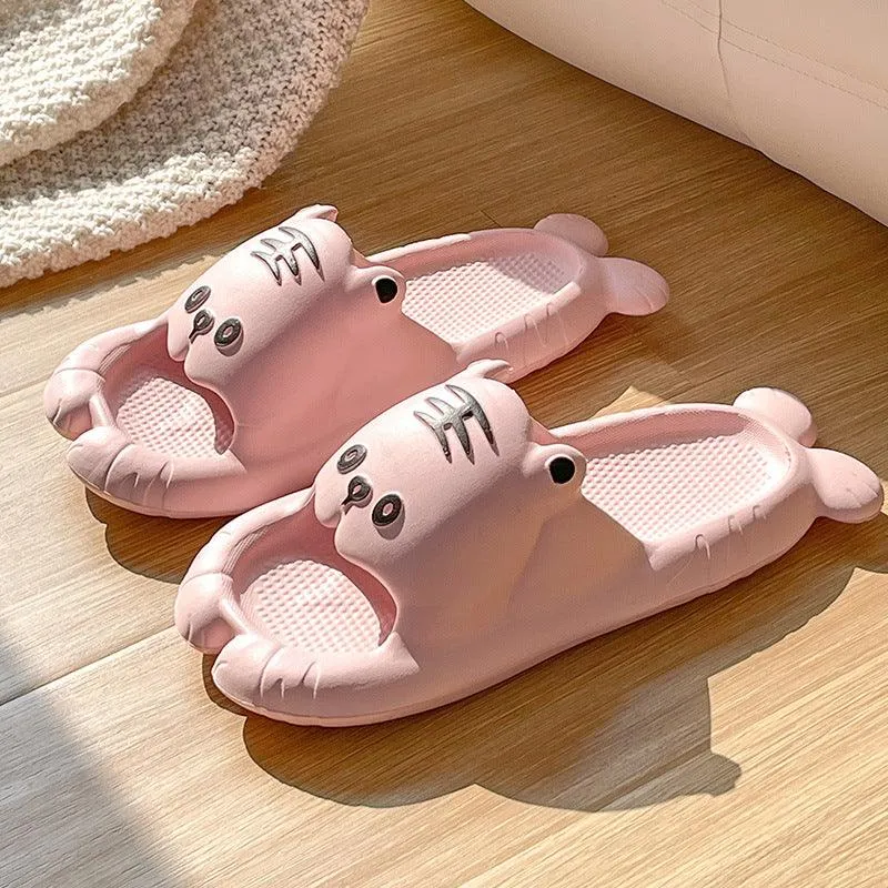 Internet Celebrity Cheering Duck Inspired Trendy Comfortable Slip-on Sandals Cute Animal Design Slides