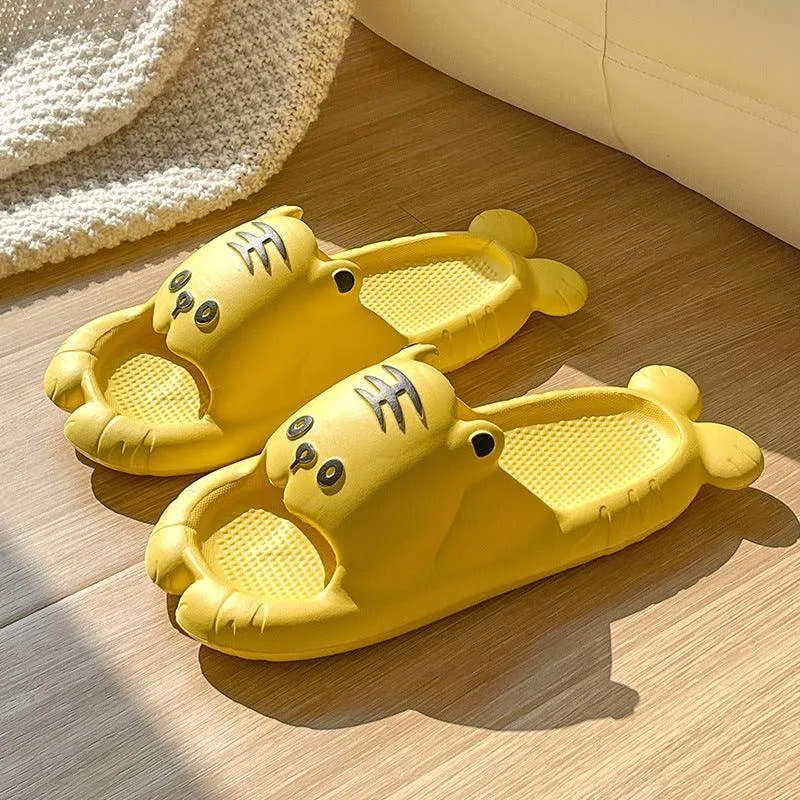 Internet Celebrity Cheering Duck Inspired Trendy Comfortable Slip-on Sandals Cute Animal Design Slides