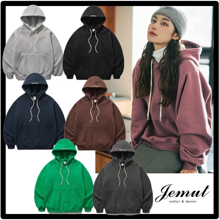 Jemut  |Unisex Street Style Logo Hoodies