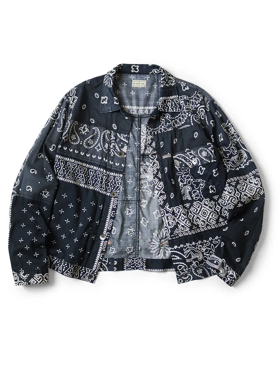 Kapital Gauze Bandana Patchwork pt 1st JKT Jacket