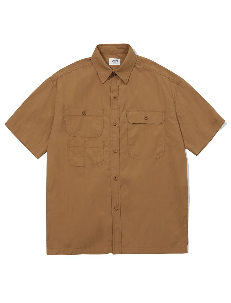 Kappy Sunrise Utility Half Shirt Brick