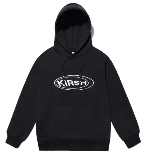 KIRSH  |Unisex Medium Long Logo Hoodies & Sweatshirts