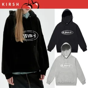 KIRSH  |Unisex Medium Long Logo Hoodies & Sweatshirts