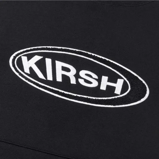 KIRSH  |Unisex Medium Long Logo Hoodies & Sweatshirts