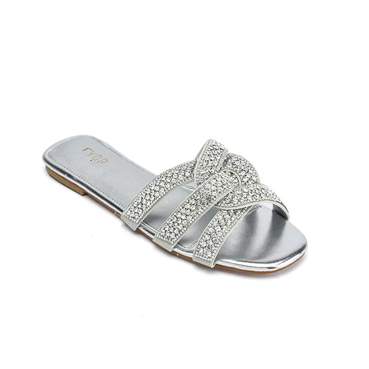 Knotted Straps Slip-on Sandal MY 341